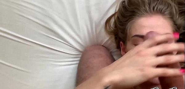  "Thank You For My Breakfast" - Petite Teen Enjoys Good Morning Wake Up Fuck - Tiffany Tatum